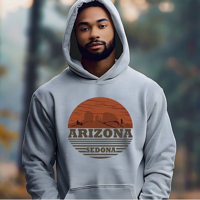 Arizona sedona landscape vintage az retro hoodie (Creator Uploaded)