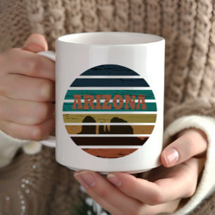 Arizona Sedona landscape vintage az sunset retro Mug