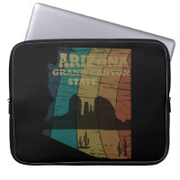 Arizona Sedona map grand canyon landscape retro