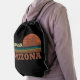 arizona sedona vintage sunset drawstring bag (Insitu)