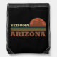 arizona sedona vintage sunset drawstring bag (Front)