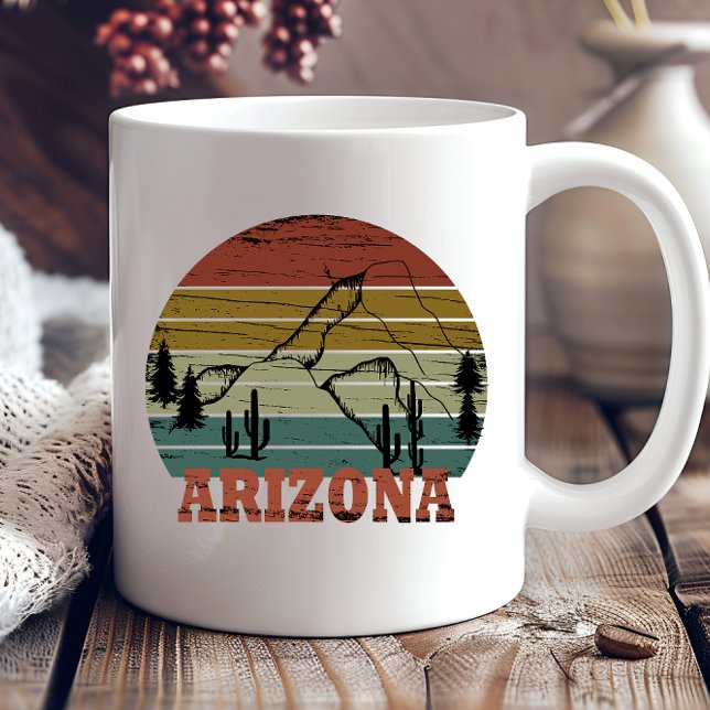 Arizona Sedona vintage sunset retro az Coffee Mug (Creator Uploaded)