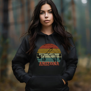 Arizona Sedona vintage sunset retro az Hoodie