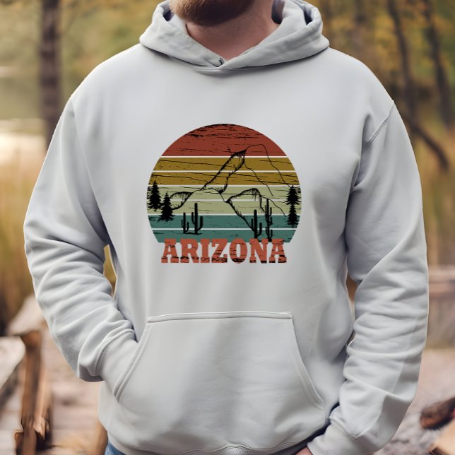 Arizona Sedona vintage sunset retro az Hoodie (Creator Uploaded)