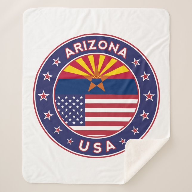 Arizona Sherpa Blanket (Front)