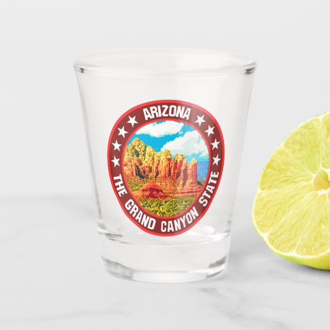 Arizona                                            shot glass (Front)