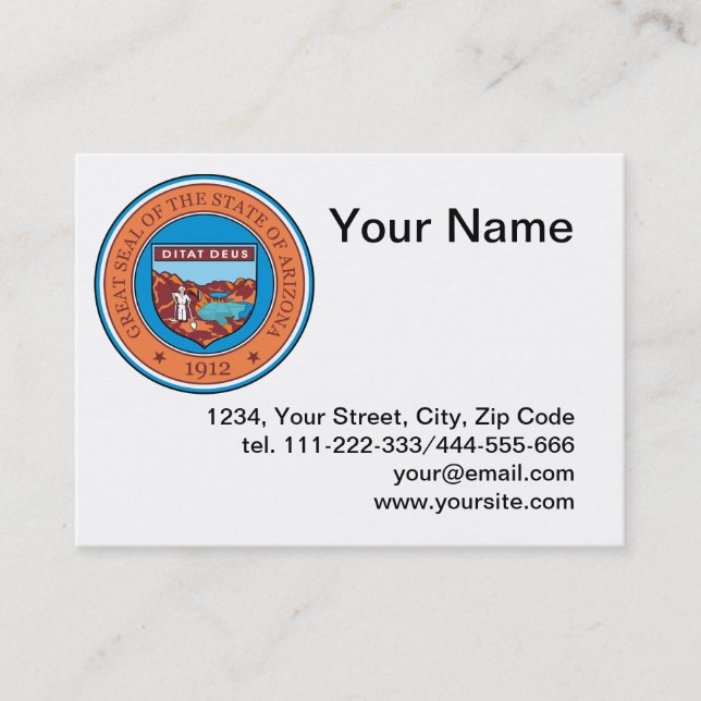 Arizona sign business card (Front)
