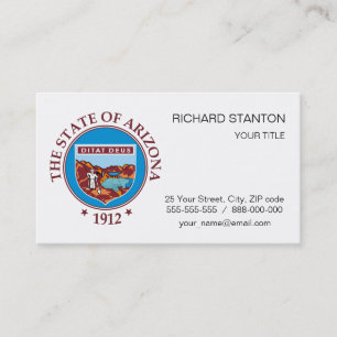 Arizona sign business card