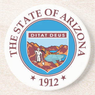 Arizona sign coaster