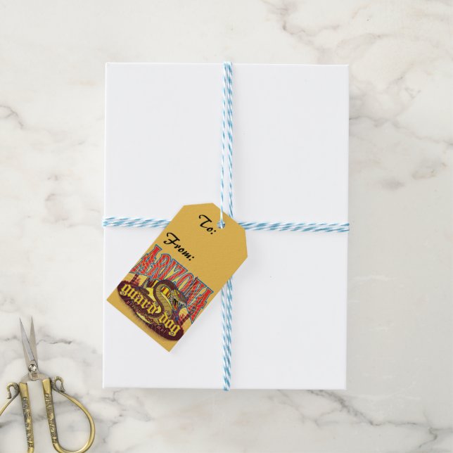Arizona Snake Art Gift Tags (With Twine)