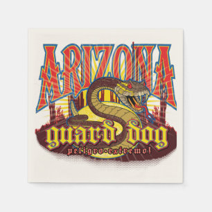 Arizona Snake Art Napkin