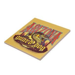 Arizona Snake on Guard Ceramic Tile