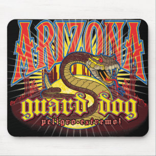 Arizona Snake on Guard Mouse Pad