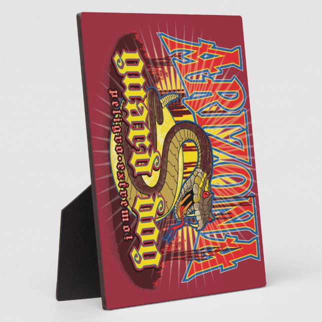 Arizona Snake on Guard Plaque (Side)