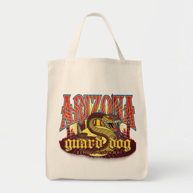 Arizona Snake on Guard Tote Bag (Front)