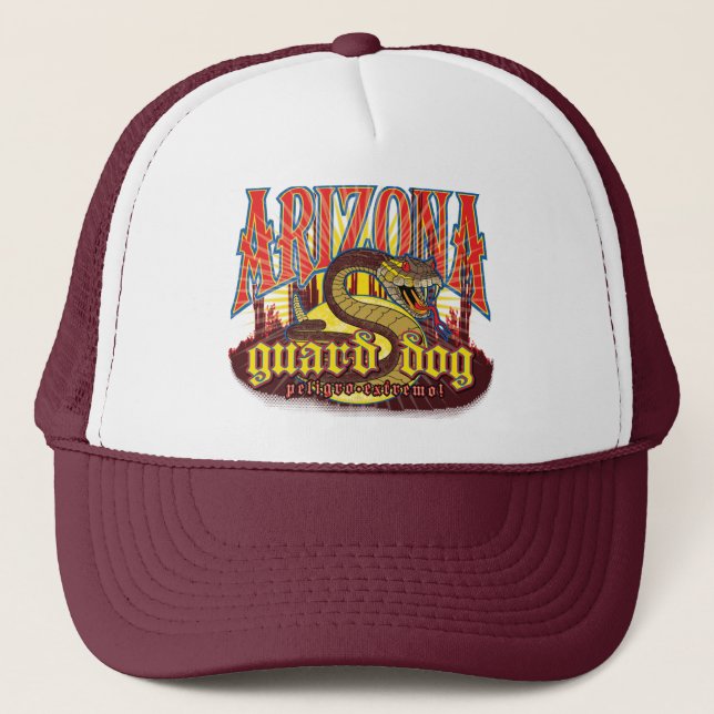 Arizona Snake on Guard Trucker Hat (Front)