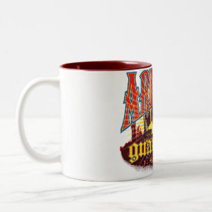 Arizona Snake on Guard Two-Tone Coffee Mug