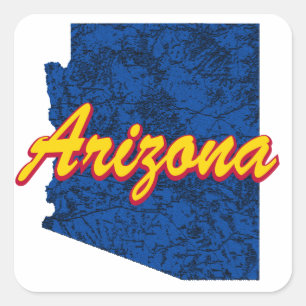 Arizona Square Sticker