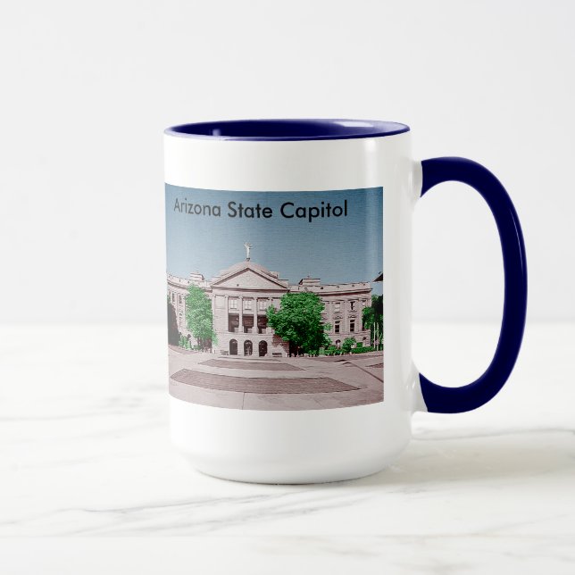 Arizona State Capitol Tinted Colorized Mug (Right)
