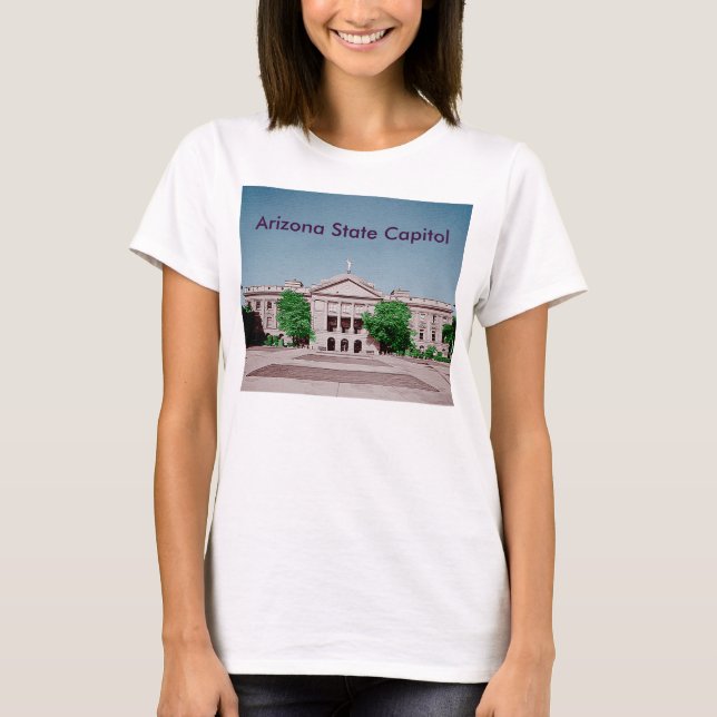 Arizona State Capitol Tinted Colourized T-Shirt (Front)