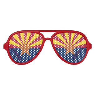Arizona State Flag Aviator Sunglasses