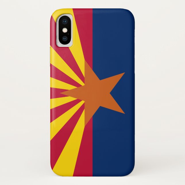 Arizona State Flag Case-Mate iPhone Case (Back)