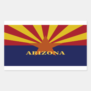 Arizona State Flag Custom Sticker