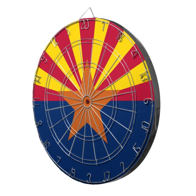 Arizona State Flag Dartboard (Front Right)