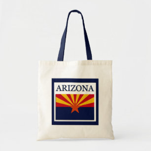 Arizona State Flag Design Budget Canvas Tote Bag