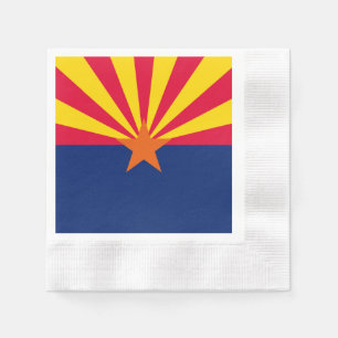 Arizona State Flag Design Napkin