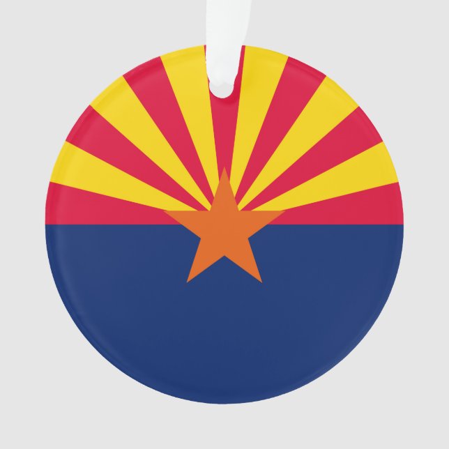 Arizona State Flag Design Ornament (Front)