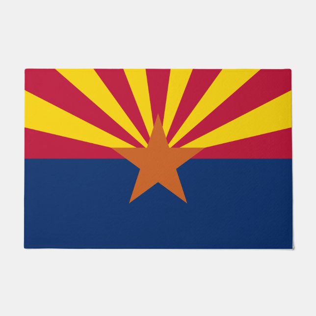 Arizona State Flag Doormat (Front)