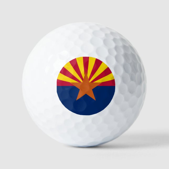 Arizona State Flag Golf Balls (Front)