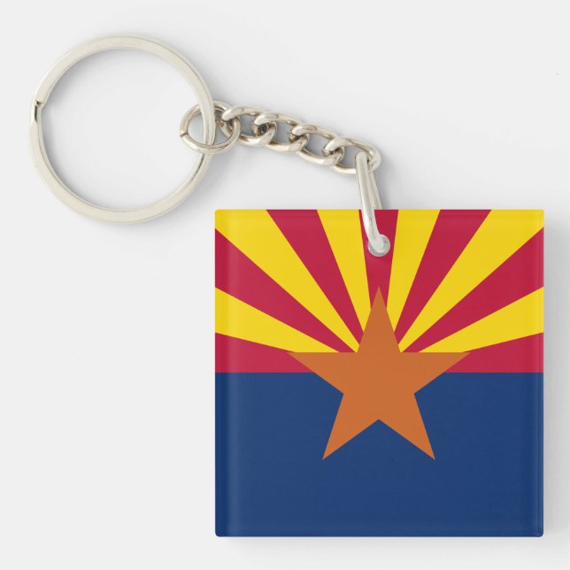 Arizona State Flag Key Ring (Front)