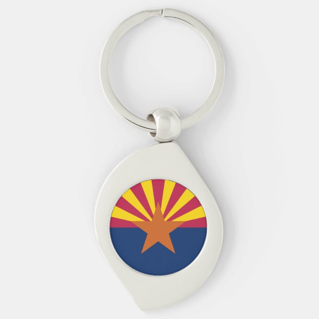 Arizona State Flag Key Ring (Front)