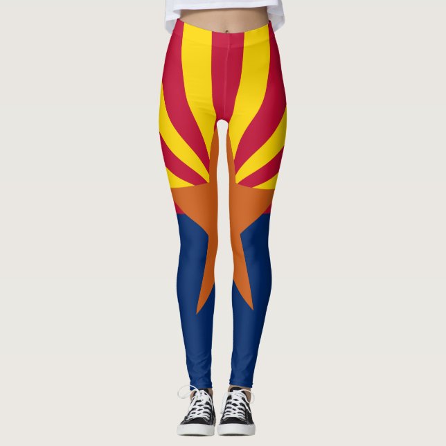 Arizona State Flag Leggings (Front)