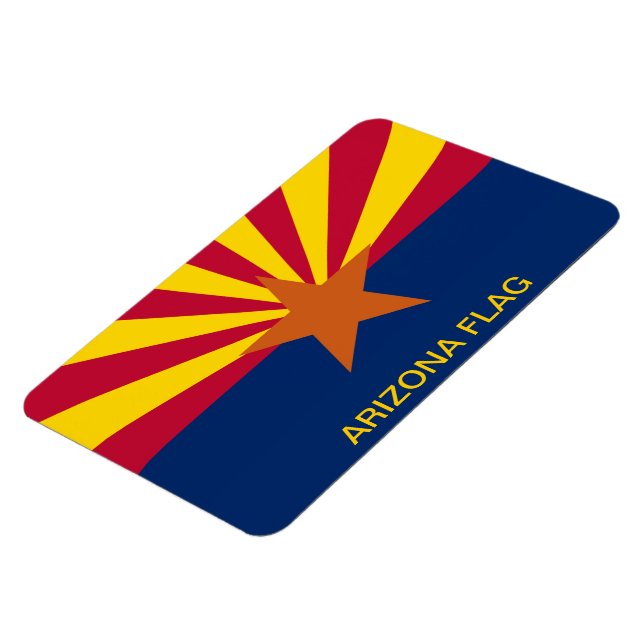 Arizona State Flag Magnet (Left Side)