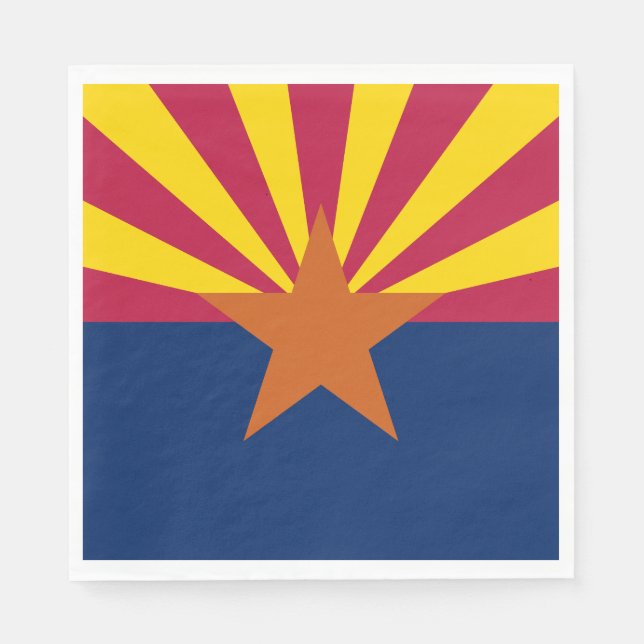 Arizona State Flag Napkin (Front)