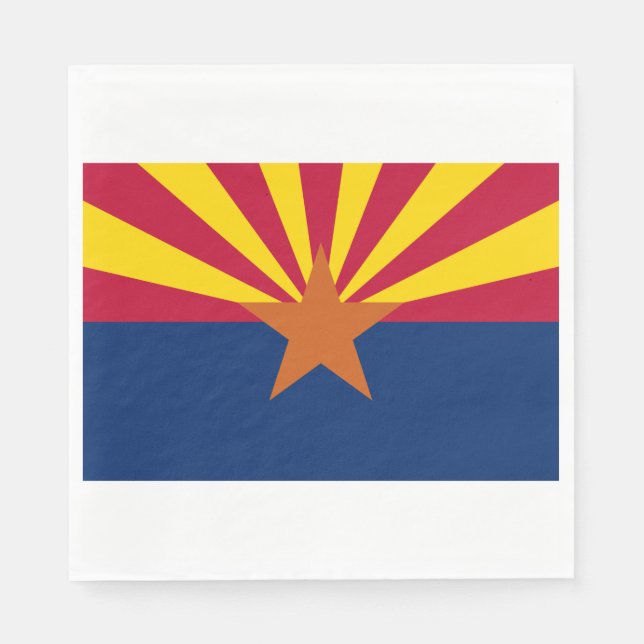 Arizona State Flag Napkin (Front)