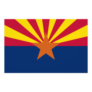 Arizona State Flag Photo Print