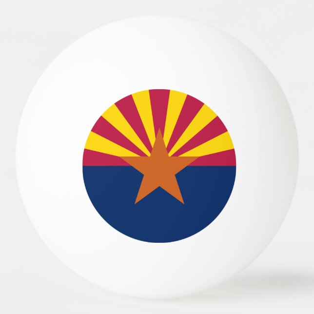 Arizona State Flag Ping Pong Ball (Back)