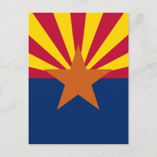 Arizona State Flag Postcard