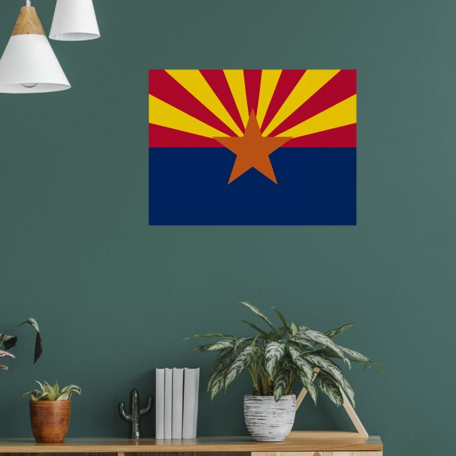 Arizona State Flag Poster (Living Room 1)