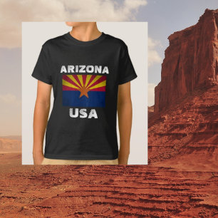 Arizona State Flag Starburst USA T-Shirt