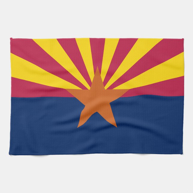 Arizona State Flag Tea Towel (Horizontal)