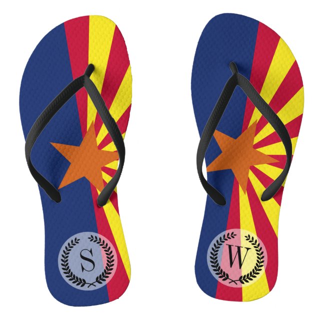 Arizona State Flag Thongs (Footbed)