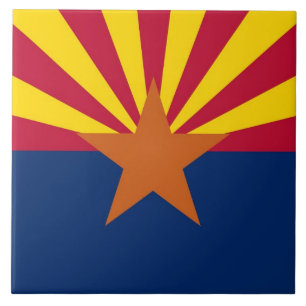 Arizona State Flag Tile