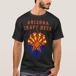 Arizona State Flag USA of Craft Beer Beer Lovers T-Shirt
