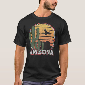 Arizona State Gift Souvenir  Retro Arizona Cactus  T-Shirt