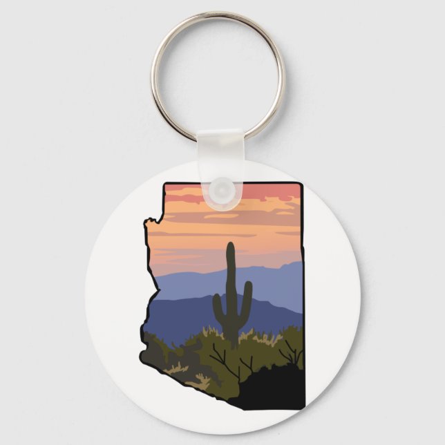 Arizona State Key Ring (Front)